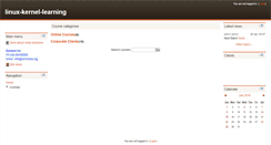 Desktop Screenshot of linuxkernellearning.com